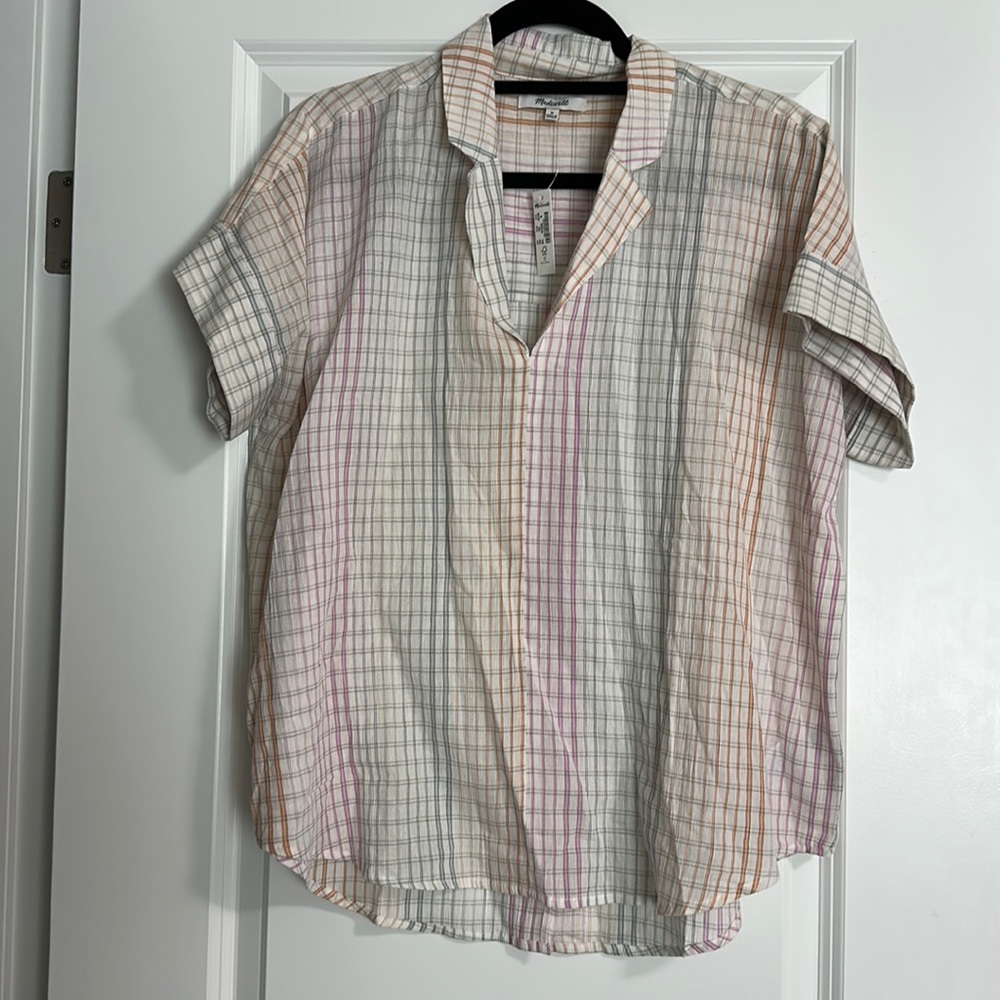 Cotton short sleeve top